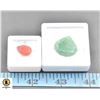 Image 1 : #147-EMERALD 19.80CT & CARNELIAN 4.30CT