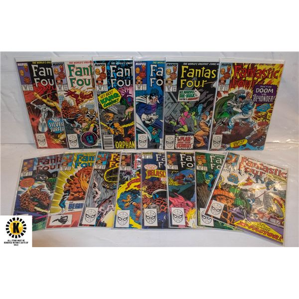 MARVEL FANTASTIC FOUR #311-325 COMIC LOT
