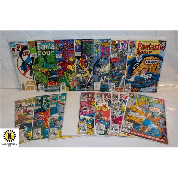 MARVEL FANTASTIC FOUR #366-381 COMIC LOT