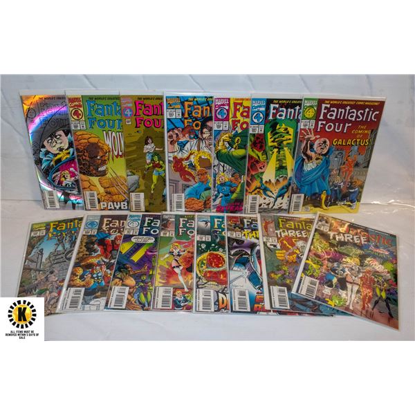 MARVEL FANTASTIC FOUR #382-399 COMIC LOT