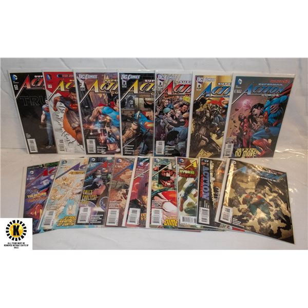 DC ACTION COMICS #0-41 COMIC LOT NEW 52