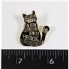 Image 1 : NEW "PURRING IS VERY LOVELY MEOWSIC" LAPEL PIN