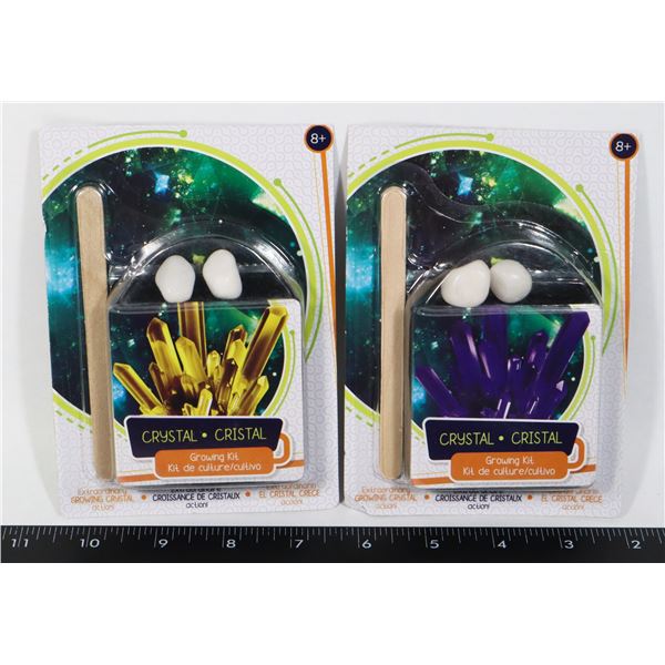 TWO NEW CRYSTAL GROWING KITS