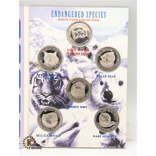ENDANGERED SPECIES COIN WHITE