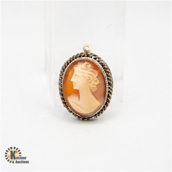 .925 SILVER CAMEO PENDANT