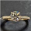 Image 1 : BZ1465-155 10K MOISSANITE RING