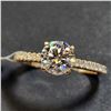 Image 2 : BZ1465-155 10K MOISSANITE RING