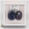 33.75 CT OVAL SAPPHIRE COLOR ENHANCED GEMSTONE