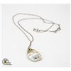Image 1 : STERLING SILVER SET AGATE GEMSTONE