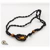 NEW ROPE WRAPPED TIGERS EYE PENDANT-