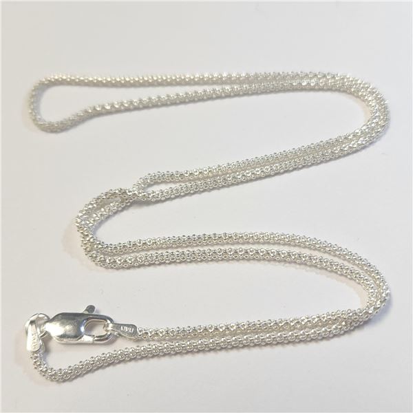 BZ1465-190 SILVER 20  4.8G NECKLACE