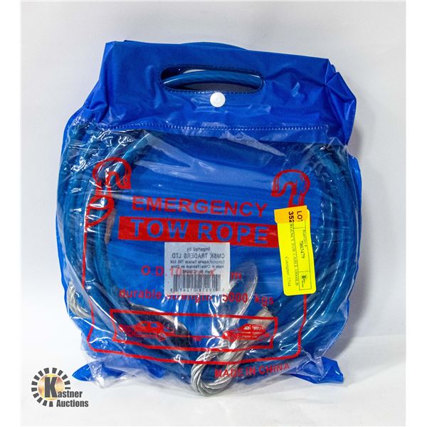 EMERGENCY TOW CABLE 10000LB