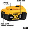 Image 1 : NEW DEWALT 20V LITHIUM 5AH BATTERY