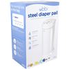Image 2 : NEW WHITE UBBI STEEL DIAPER PAIL