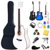 Image 2 : NEW WHITE ROSEFINCH AGT18 GUITAR AND ACCESSORIES