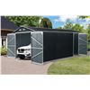 Image 2 : 10' X 20' METAL GARAGE SHED W. DOUBLE FRONT DOORS