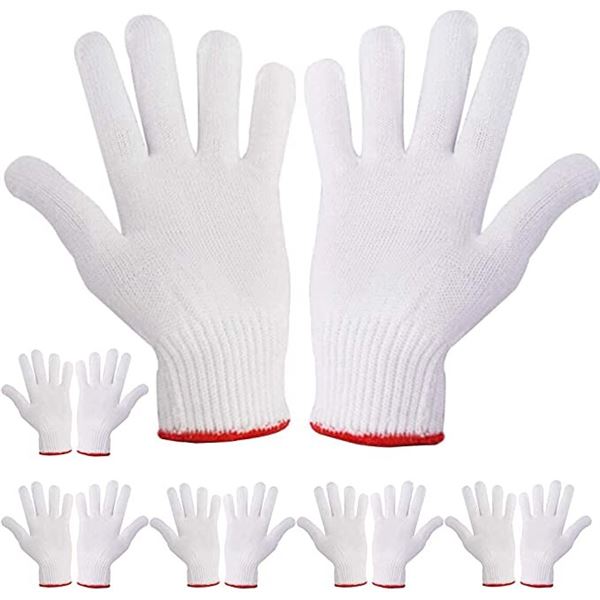 12 PAIRS OF CANDOR WORK GLOVES / LINERS