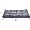 Image 2 : NEW AMAZON BASICS 40 INCH GREY SWIRL PET BED