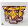 NEW 3 PACK OF CRISPERS BBQ BAKED SNACKS