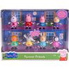 Image 1 : NEW PEPPA PIG FOREVER FRIENDS 8PC TOY SET