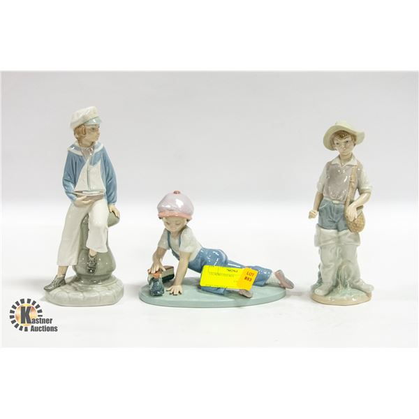 3 LLADRO FIGURES