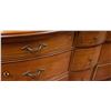 Image 3 : FRENCH PROVINCIAL 9 DRAWER DRESSER W/MIRROR