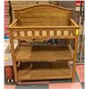 Image 1 : SOLID WOOD BABY CHANGE TABLE WITH 2 LARGE