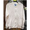 Image 1 : ADIDAS UNISEX WHITE ZIP-UP JACKET -