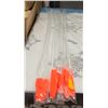 Image 1 : NEW SET OF 3 HAULING OVERSIZE WARNING FLAGS, 6FT