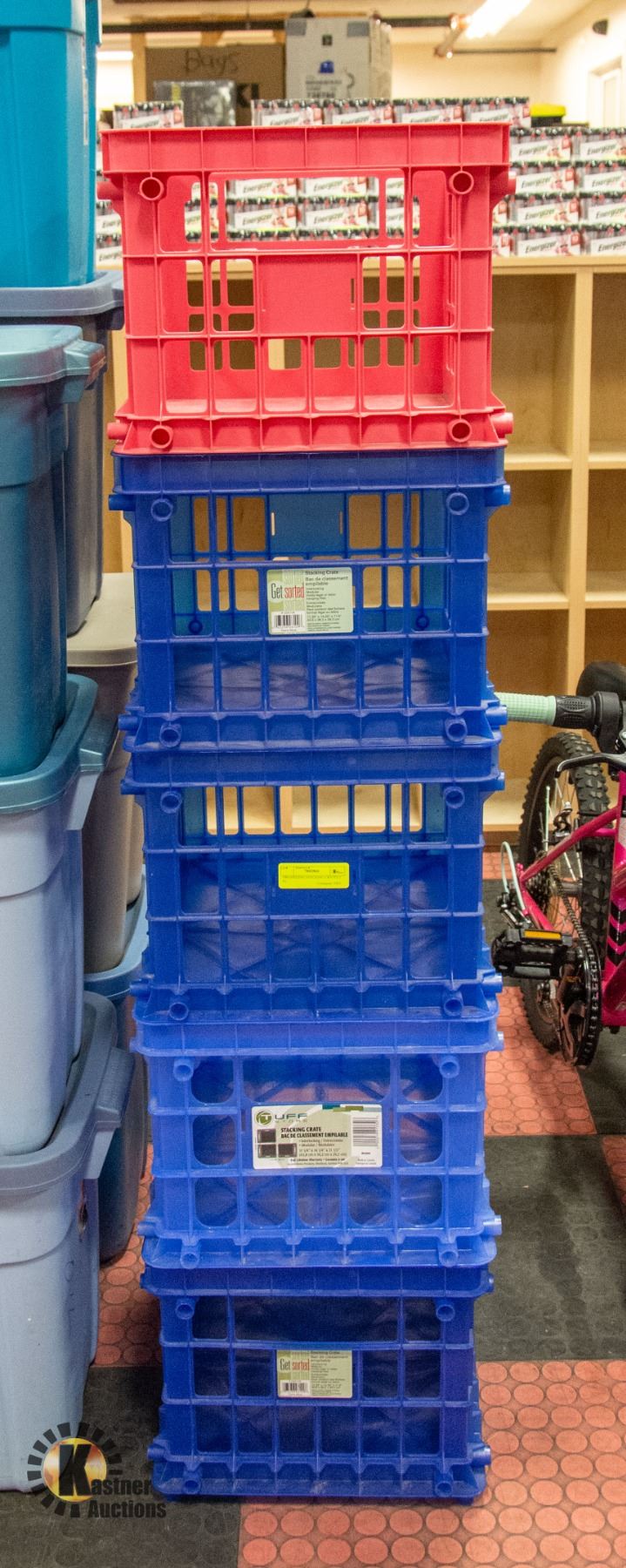 ORGANIZING STACKING CRATES 5 PC