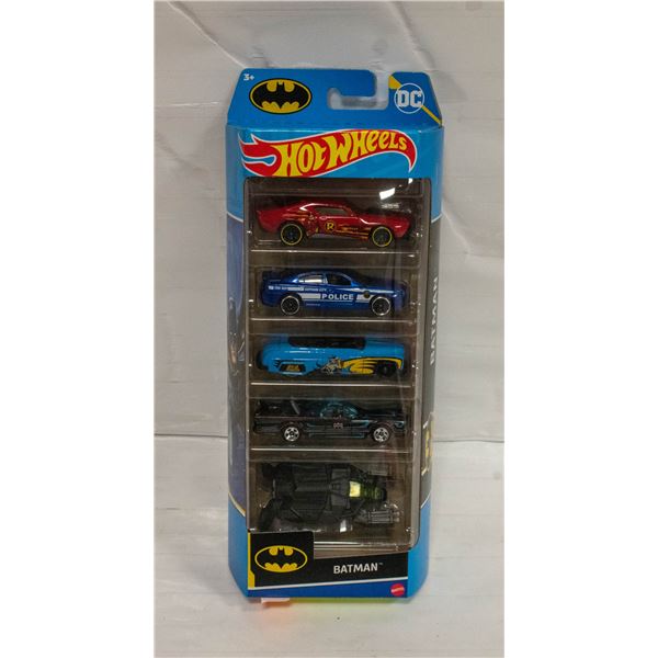 HOT WHEELS BATMAN 5 CAR PACK