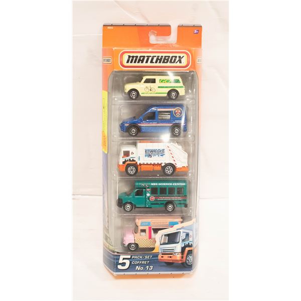 NEW MATCHBOX NO. 13, 5 PACK