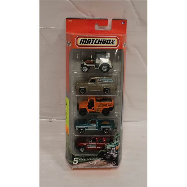 NEW MATCHBOX NO. 4, 5 PACK