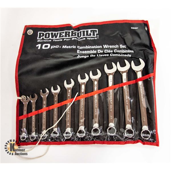 NEW POWERBUILT 10 PC METRIC