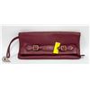 Image 1 : AUTHENTIC GUESS BURGUNDY LEATHER FOLD-