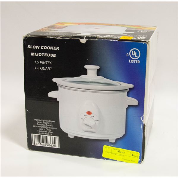 1.5 QT SLOW COOKER