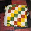 Image 1 : VINTAGE FULL SIZE PATCHWORK QUILT-ESTATE