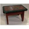 Image 1 : VINTAGE ROSEMALING FOLK ART STEP STOOL