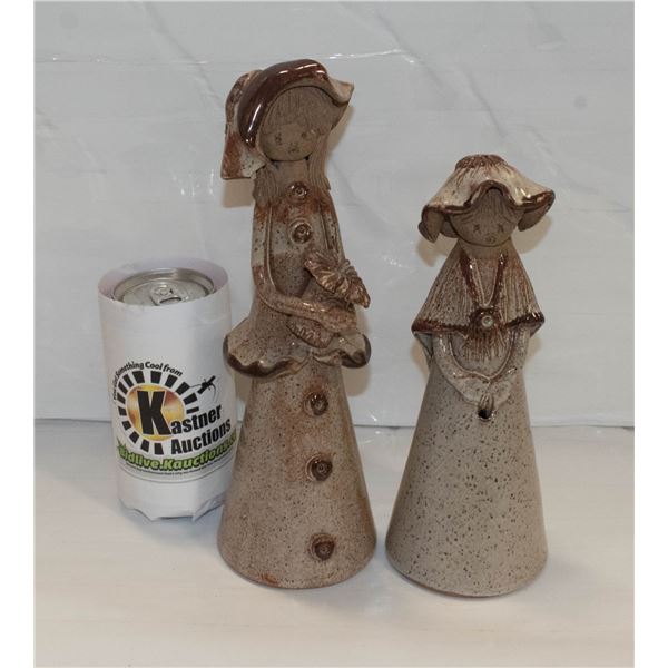 GLAZED POTTERY FIGURES