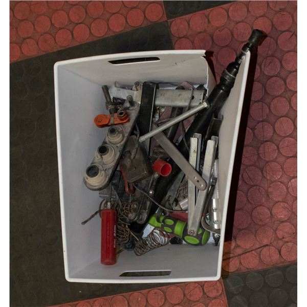 BUCKET OF TOOLS & ACCESSORIES