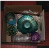 Image 1 : BOX OF ARTGLASS, DECORATIVE GLASS AND