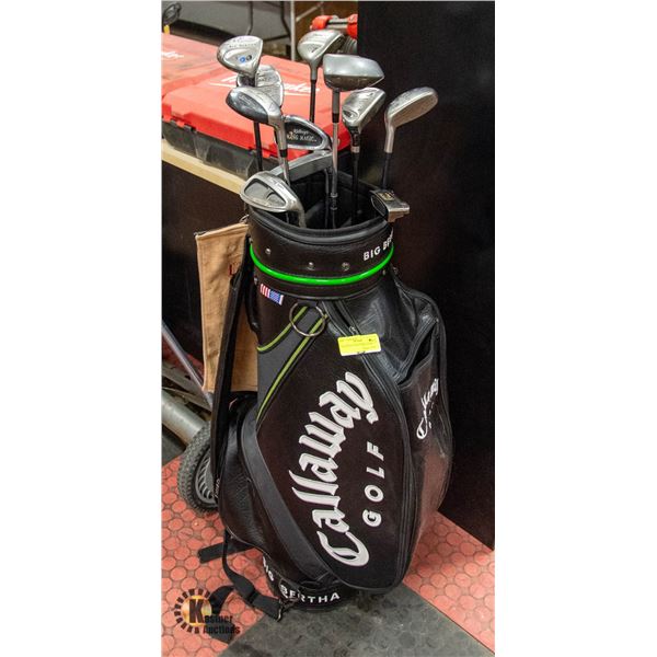 CALLAWAY GOLF BAG & CLUBS