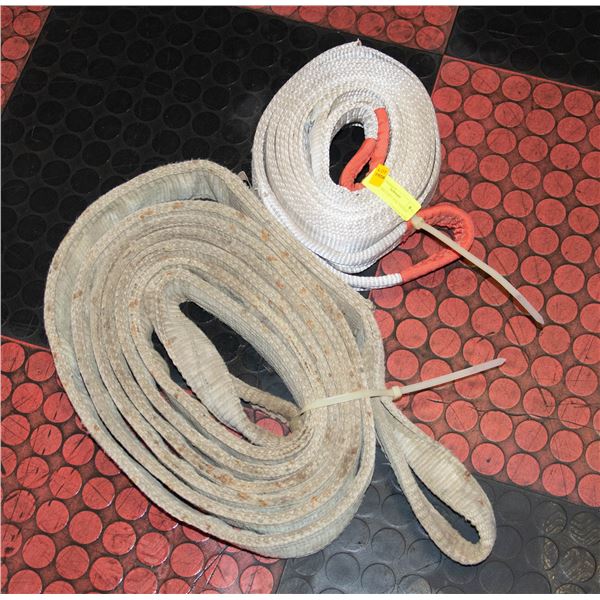 LOT OF TWO 20FT TOW STRAPS