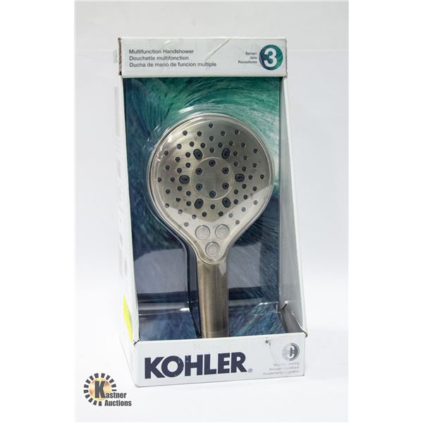 KOHLER MULTIFUNCTION HANDSHOWER W/3 JETS