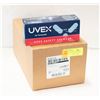Image 1 : UVEX SAFETY GLASSES S2500 BLK / CLR QTY: 10