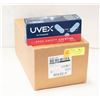 Image 1 : UVEX SAFETY GLASSES S2500 BLK / CLR QTY: 10