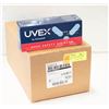 Image 1 : UVEX SAFETY GLASSES S2500 BLK / CLR QTY: 10