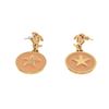 Image 1 : Chanel Gold Metal CC Star Earrings