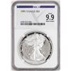 Image 1 : 1991-S $1 Proof American Silver Eagle Coin NGCX Proof 9.9 Ultra Cameo