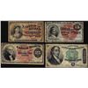 Image 1 : Lot of 1863 Fourth Issue 10/15/25/50 Fractional Currency Notes